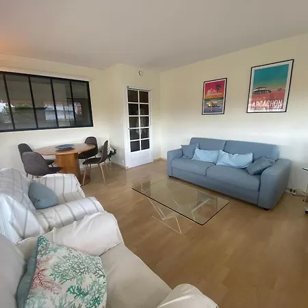 Apartament T3 Renove Face Avec Terrasse Et Parking Securise - - Fr-1-374-224 Arcachon